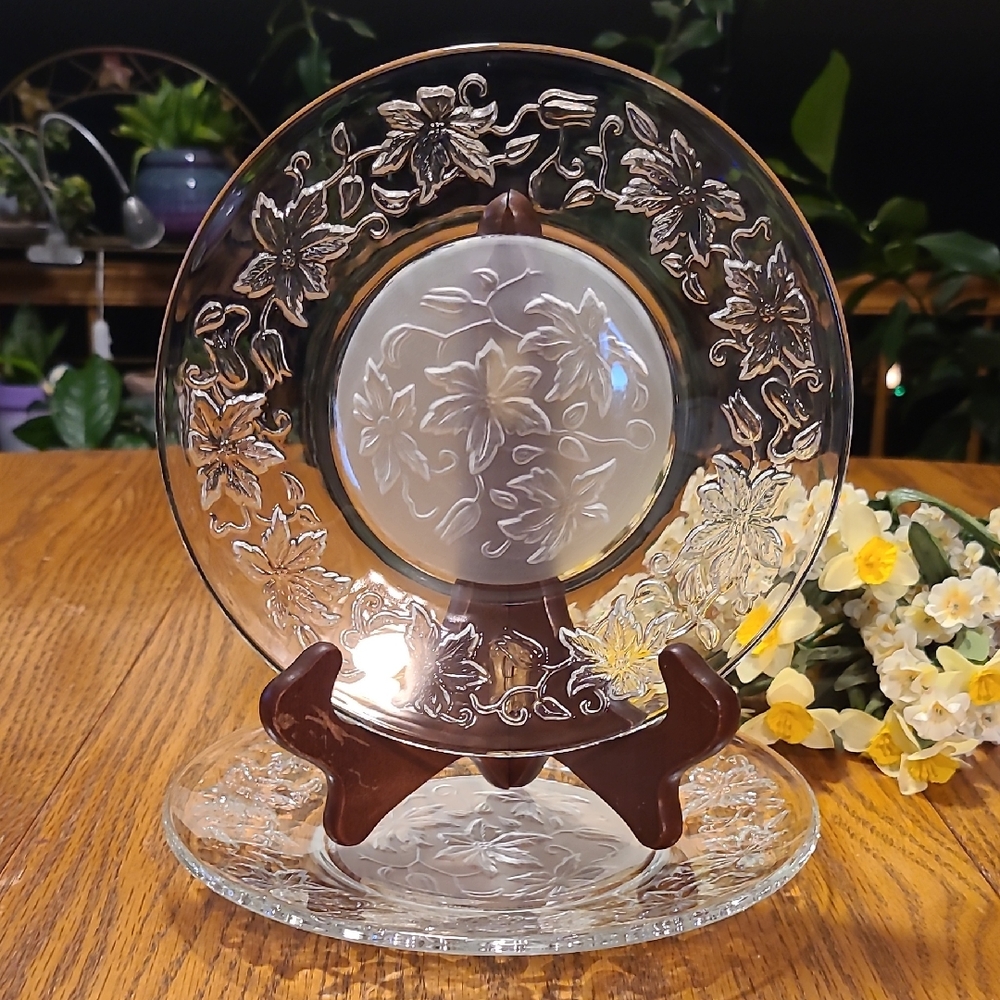 Princess House Fantasia Lunch / Salad Plates - Set Of 2